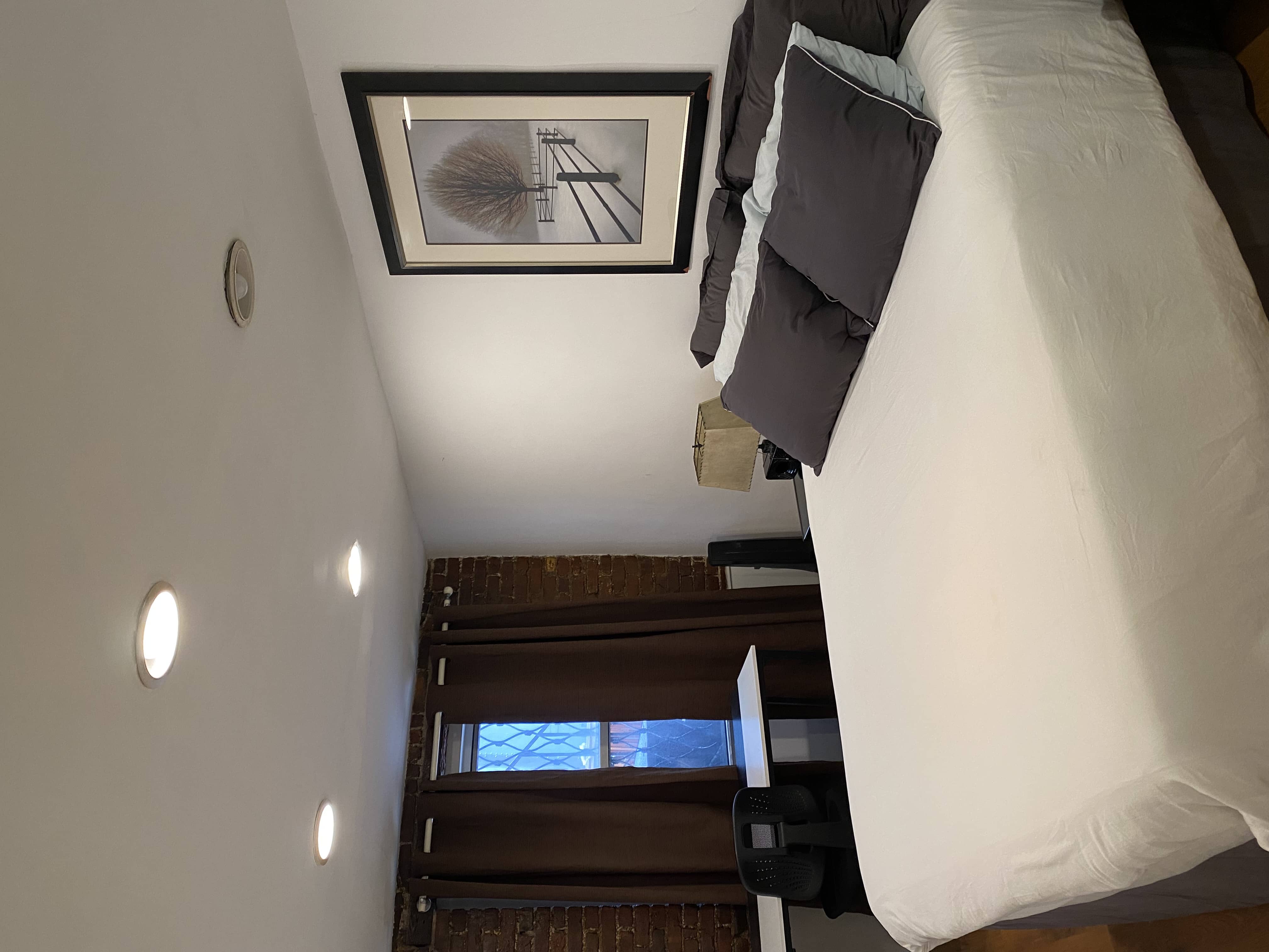 1 dormitorio con patio privado en Upper Manhattan foto 13