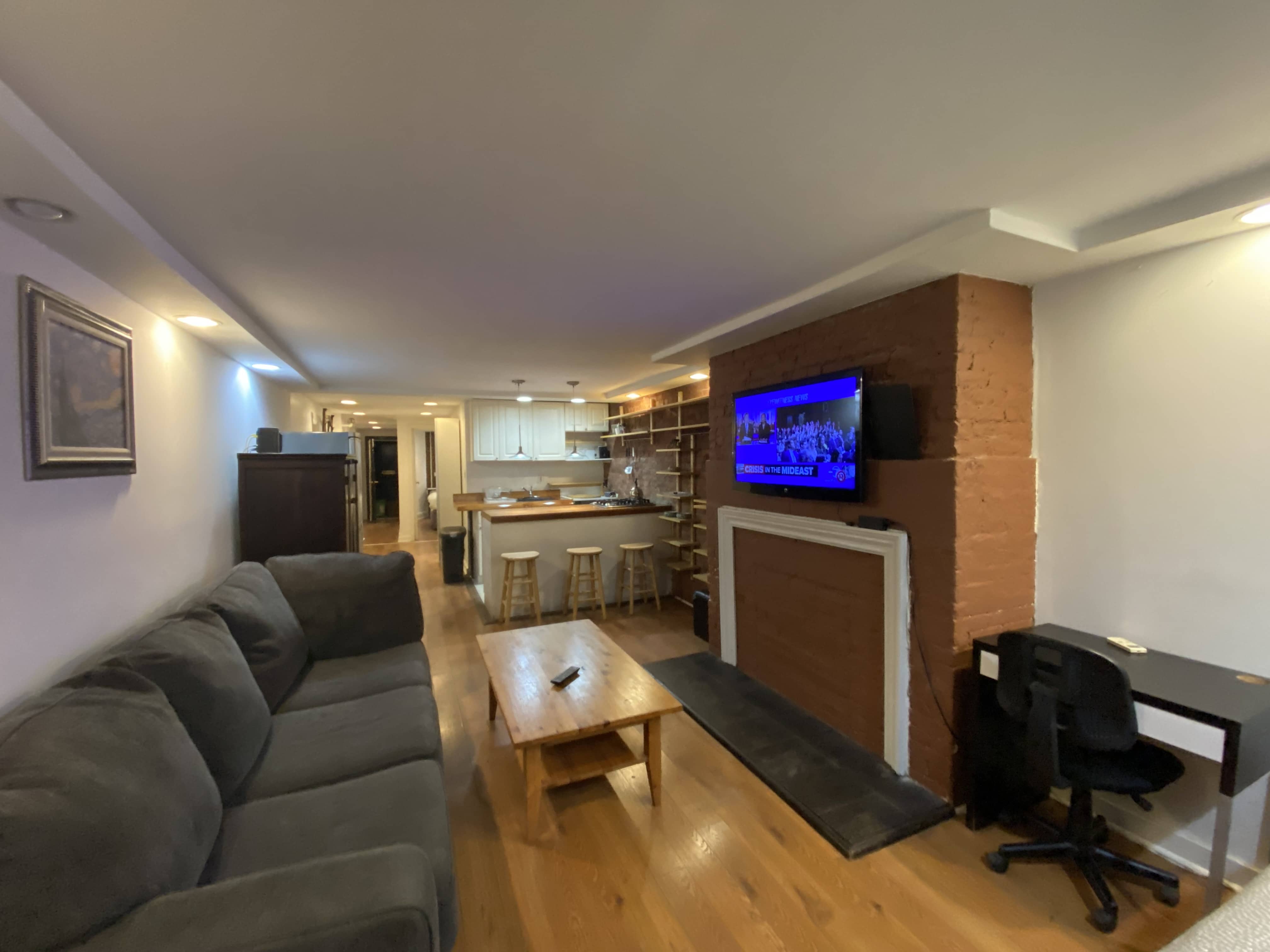 1 dormitorio con patio privado en Upper Manhattan foto 9